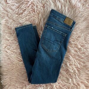 American Eagle Outfitters The Dream Jean Distressed Skinny Jeans